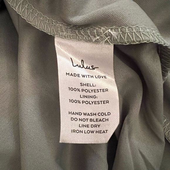 Lulus Radiant Charisma Sage Brush Chiffon Ruched Tie-Strap Maxi Dress - Picture 8 of 8